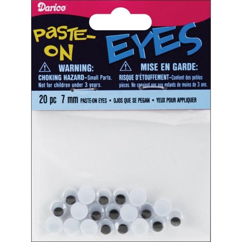 PAQUETE DE OJOS MOVIBLES 7 MM (20 PCS)