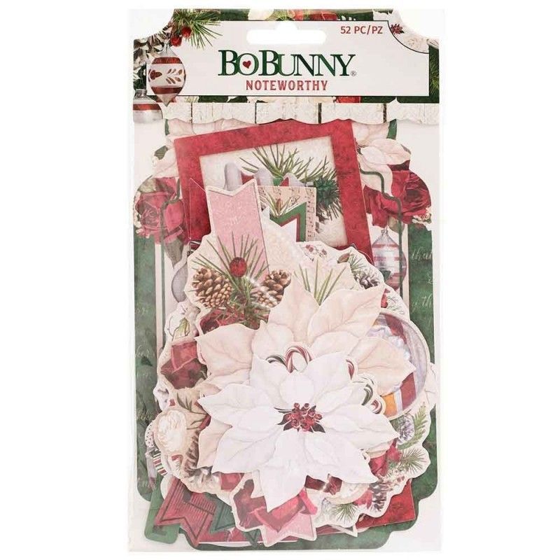 EPHEMERA  JOYFUL CHRISTMAS NOTEWORTHY (52 pcs)