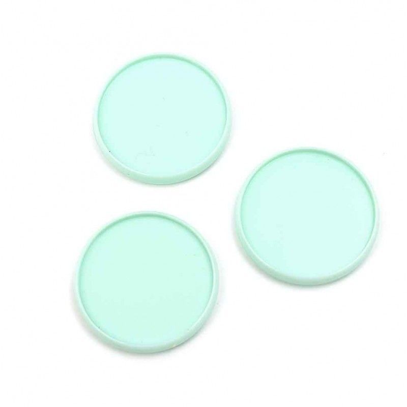 DISCOS PARA PLANNER PEQUEÑOS COLOR MINT (9 pcs)