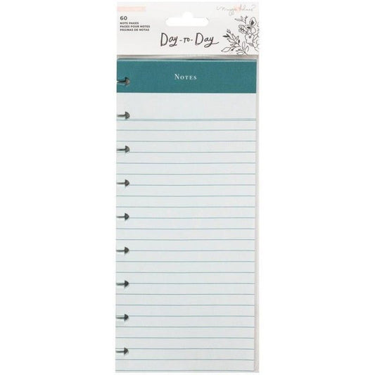 PAQUETE DE HOJAS PARA PLANNER DAY TO DAY (60 PCS)