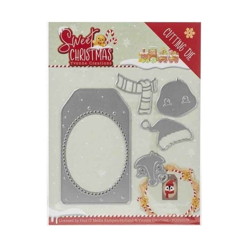 TROQUELES SWEET CHRISTMAS PENGUIN