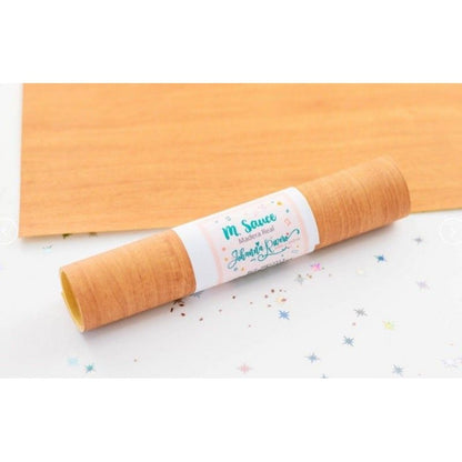 ECOPIEL MADERA SAUCE 20 X 50 CM ( JOHANNA RIVERO)