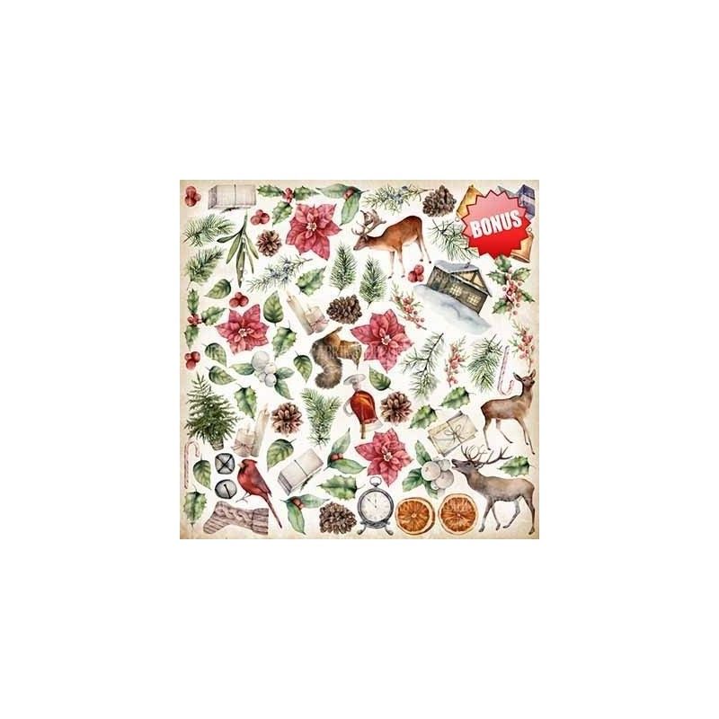 PAPEL WINTER WONDERS (30 X 30 CM) DOBLE CARA