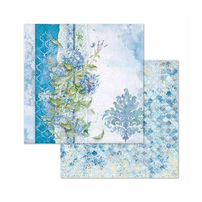 BLOC 10 HOJAS FLOWERS FOR YOU AQUARELLE (20 X 20 CM) DOBLE CARA