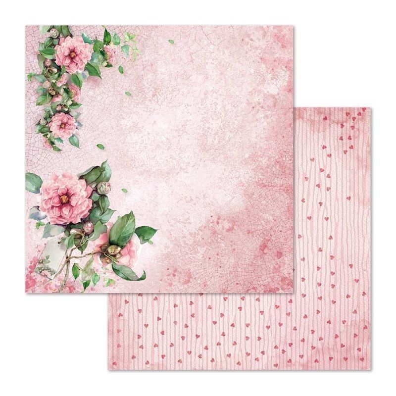 BLOC 10 HOJAS FLOWERS FOR YOU AQUARELLE (20 X 20 CM) DOBLE CARA