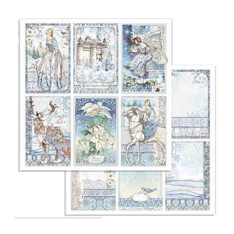 BLOCK 10 HOJAS WINTER TALES (30 X 30 CM) DOBLE CARA