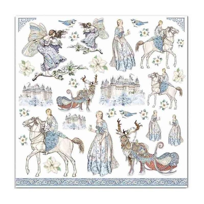 BLOCK 10 HOJAS WINTER TALES (30 X 30 CM) DOBLE CARA