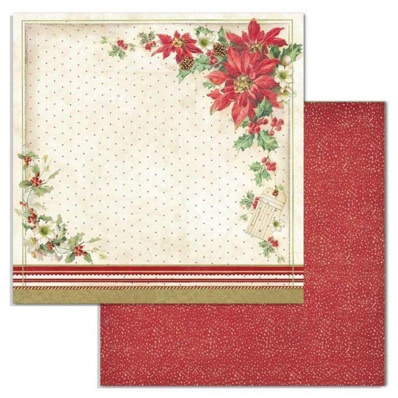 BLOC 10 HOJAS CLASSIC CHRISTMAS (30 X 30 CM) DOBLE CARA