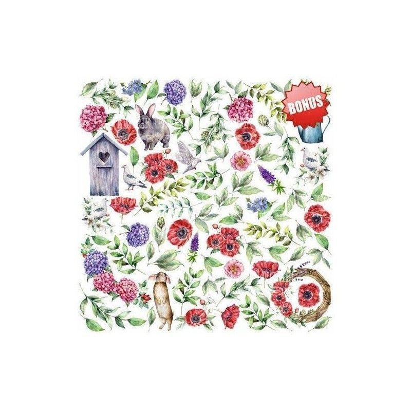 PAPEL SUMMER MOOD (30 X 30 CM) DOBLE CARA