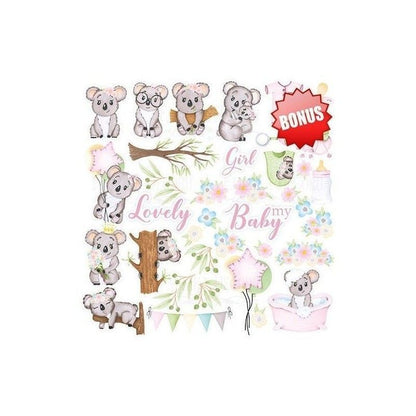 PAPEL PUFFY FLUFFY GIRL (30 X 30 CM) DOBLE CARA