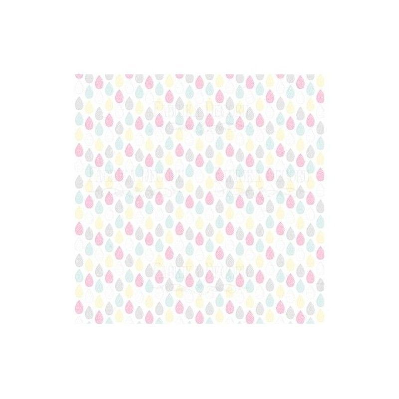 PAPEL PUFFY FLUFFY GIRL (30 X 30 CM) DOBLE CARA