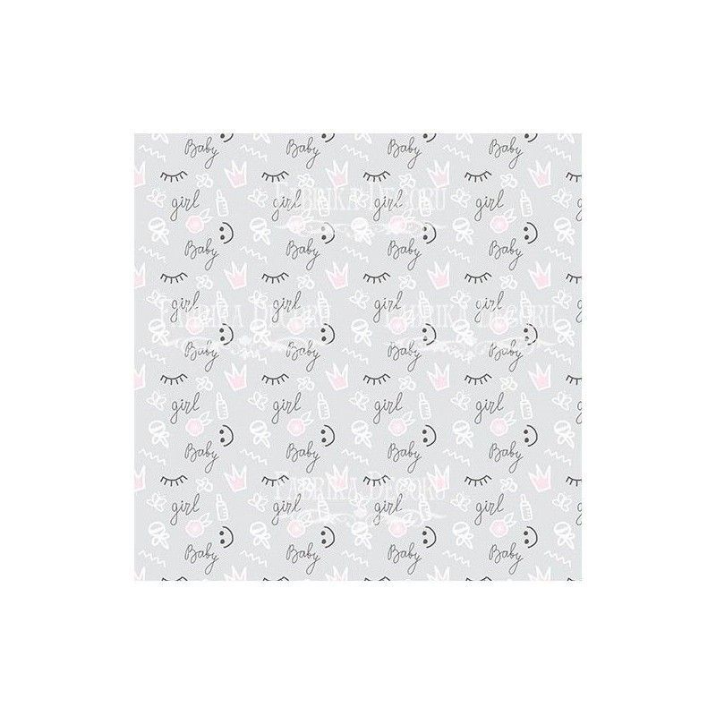 PAPEL SCANDI BABY GIRL (30 x 30 CM) DOBLE CARA