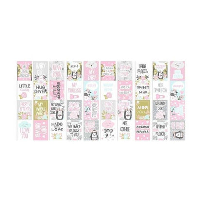 PAPEL SCANDI BABY GIRL (30 x 30 CM) DOBLE CARA