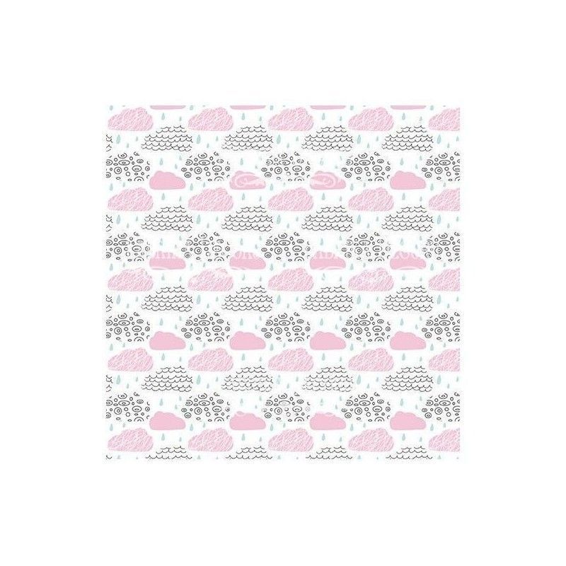 PAPEL SCANDI BABY GIRL (30 x 30 CM) DOBLE CARA