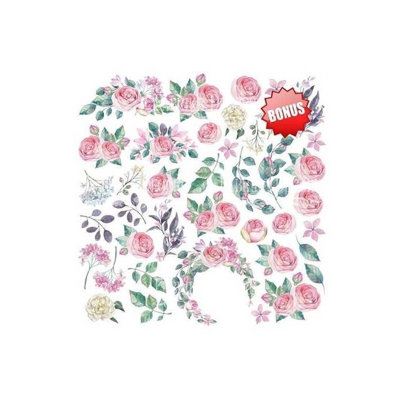 PAPEL MYSTERIOUS GARDEN 30 X 30CM DOBLE CARA (10 HOJAS)