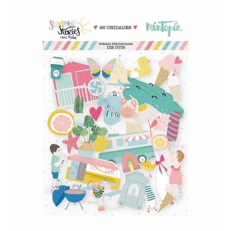 DIE CUTS ILUSTRACIONES SUMMER STORIES