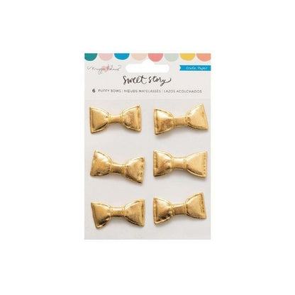 STICKER PUFFY BOWS SWEET STORY (6 PCS)