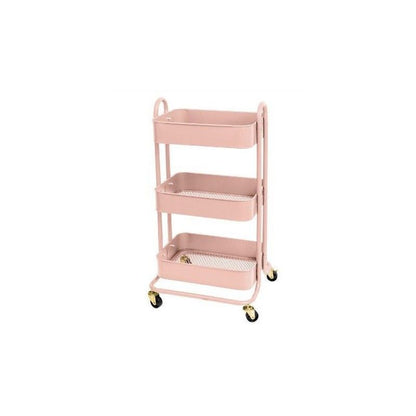 CARRITO DE ALMACENAMIENTO CON RUEDAS ROSA WE R