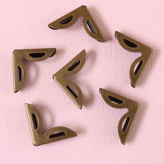 ESQUINAS METALICAS BRONCE 2CM (6 pcs)