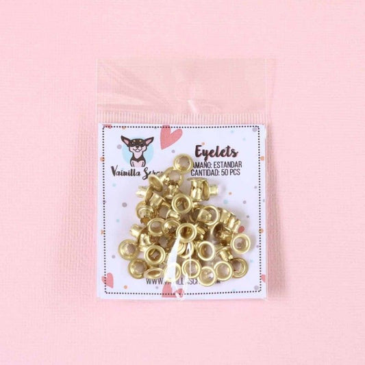 EYELETS DORADOS (50 PCS)