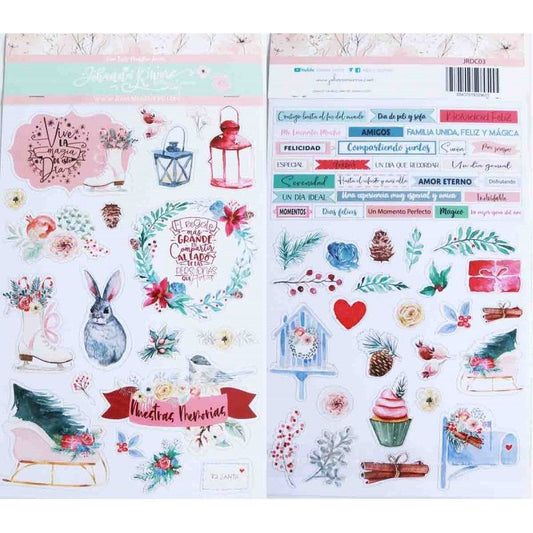 STICKERS GRATITUD JOHANNA RIVERO (69 PCS)