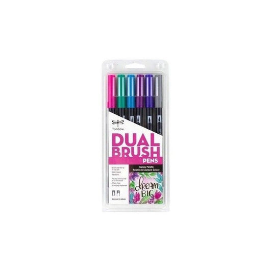 TOMBOW DUAL BRUSH PEN GALAXIA (6 PCS)