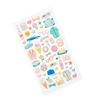 MINI STICKERS PUFFY BUENOS DIAS (53 PCS)