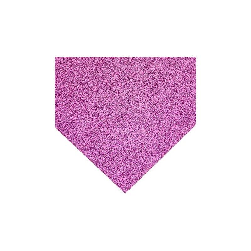 CARTULINA GLITTER MORADO 21cm x 27cm (10 PCS)