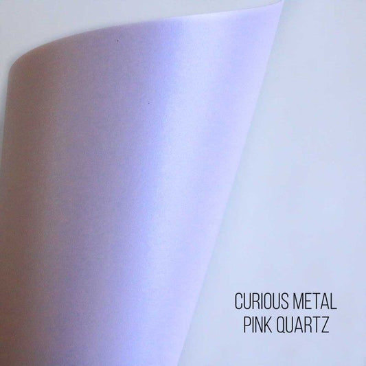 CARTULINA CURIOUS METAL PINK QUARTZ 300 GR 14cm x 22cm (10 HOJAS)