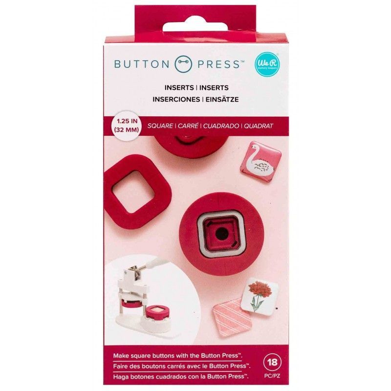 INSERTO CUADRADO PARA BOTON DE 32 mm BUTTON PRESS