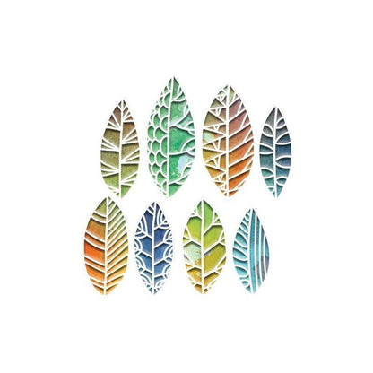 TROQUEL THINLITS HOJAS CORTADAS (8 PCS) DE TIM HOLTZ