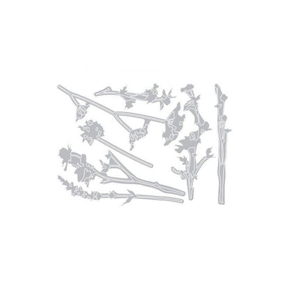 TROQUEL THINLITS FLORES SILVESTRES Nº 1 (15 PCS) DE TIM HOLTZ