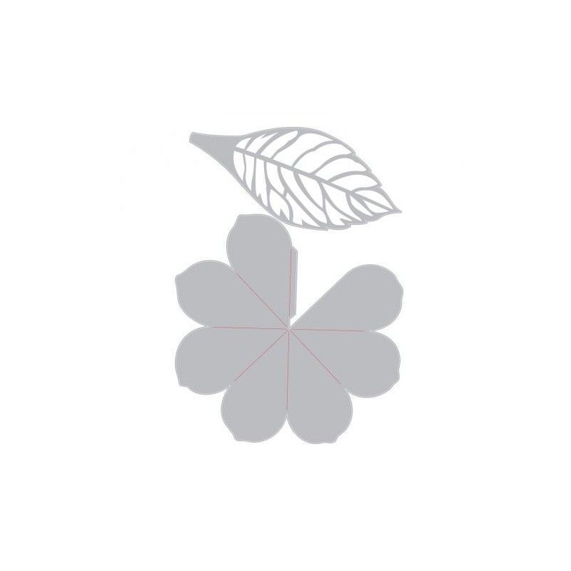 TROQUEL THINLITS FLOR DE JARDIN (2 PCS) DE SIZZIX