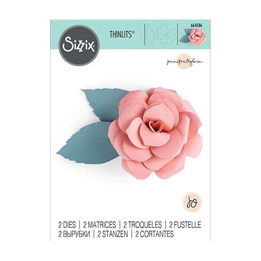 TROQUEL THINLITS FLOR DE JARDIN (2 PCS) DE SIZZIX