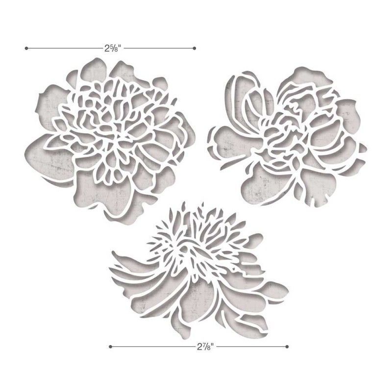 TROQUEL THINLITS FLORES RECORTADAS (3 PCS) DE TIM HOLTZ