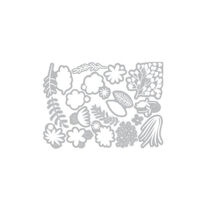 TROQUEL THINLITS FUNKY FLORAL Nº 1 (17 PCS) DE TIM HOLTZ