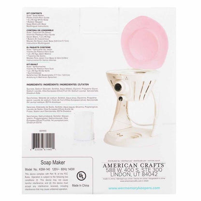 MAQUINA CON KIT PARA HACER JABON SUDS SOAP