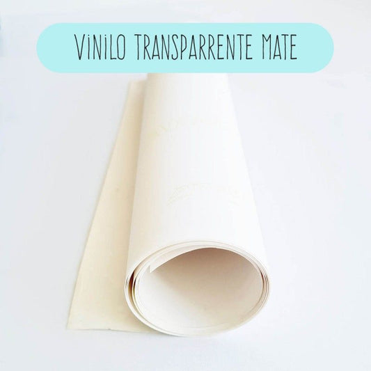 VINILO TRANSPARENTE MATE CON ADHESIVO 30cm x 1,52m