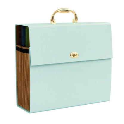 CARPETA DE ALMACENAMIENTO 30 X 30 CM COLOR MENTA