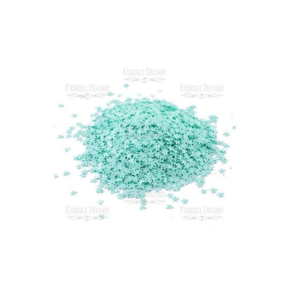 LENTEJUELAS MINI ESTRELLAS COLOR MENTA