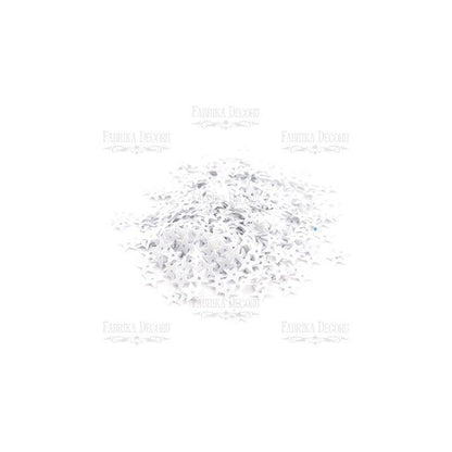 LENTEJUELAS ESTRELLAS COLOR BLANCO