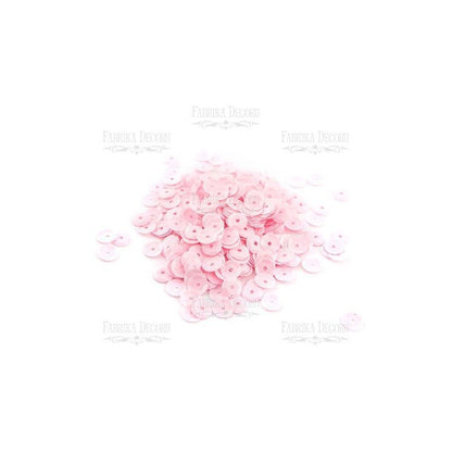 LENTEJUELAS ROSETAS REDONDAS COLOR ROSA