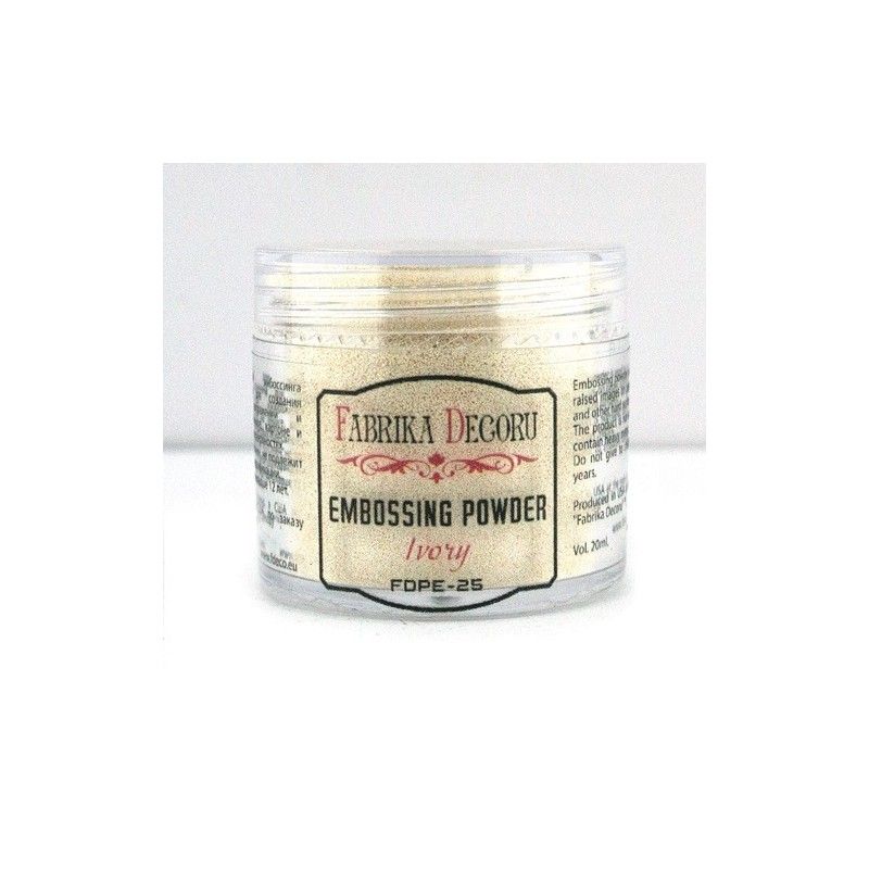 POLVOS DE EMBOSSING MARFIL 20 ml