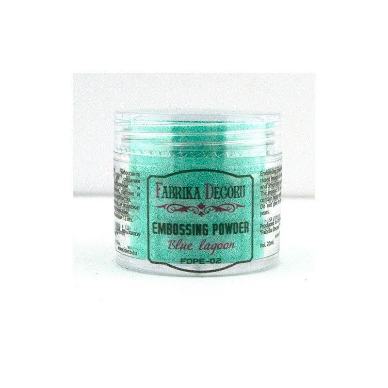 POLVOS DE EMBOSSING COLOR BLUE LAGOON 20 ML