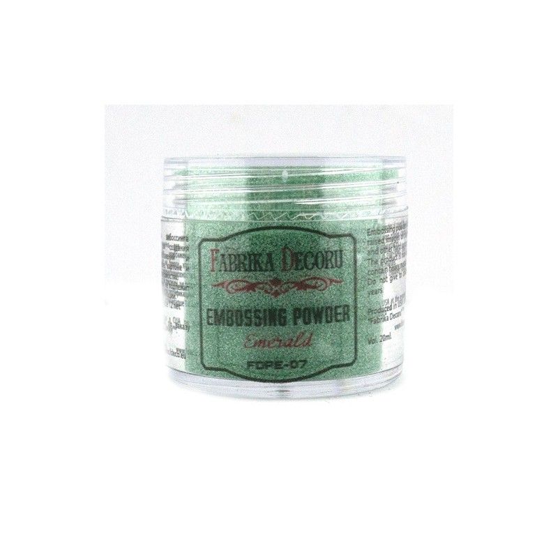 POLVOS DE EMBOSSING COLOR ESMERALDA 20 ML