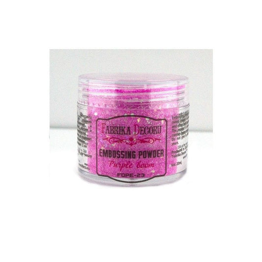 POLVO DE EMBOSSING PURPURA CON GLITTER 20 ML