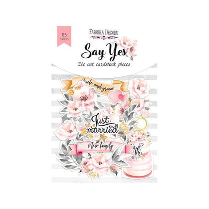DIE CUTS COLECCION SAY YES (65 PIEZAS)