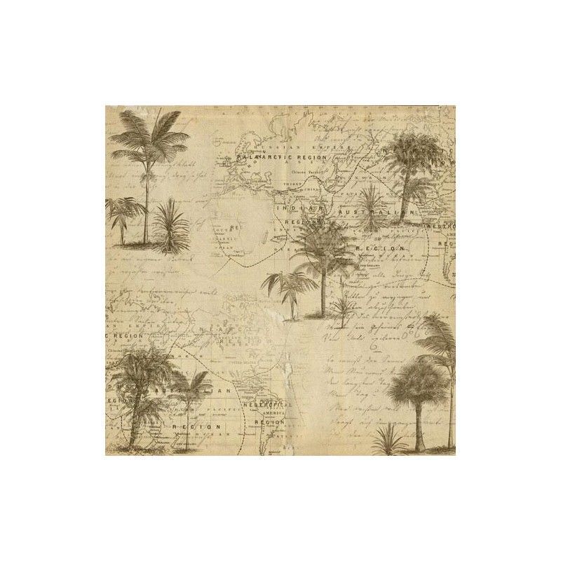 SET DE PAPELES BOTANY EXOTIC (30 X 30 CM)