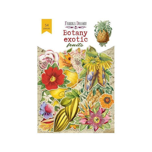 DIE CUTS BOTANY EXOTIC FRUITS (54 PCS)