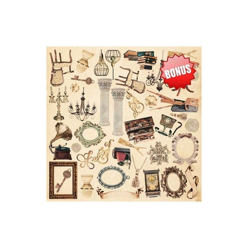 SET DE PAPELS FAMILY HERITAGE ( 20 x 20 CM)